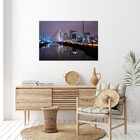 Quadro Decorativo Tela Canvas Urbanismo Monumentos Noite Em S