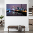 Quadro Decorativo Tela Canvas Urbanismo Monumentos Noite Em S