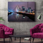 Quadro Decorativo Tela Canvas Urbanismo Monumentos Noite Em S