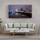 Quadro Decorativo Tela Canvas Urbanismo Monumentos Noite Em S