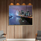 Quadro Decorativo Tela Canvas Urbanismo Monumentos Noite Em S