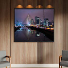 Quadro Decorativo Tela Canvas Urbanismo Monumentos Noite Em S