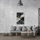 Quadro Decorativo Tela Em Lona Abstrato Mármore Escuro Luxo 6