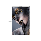 Quadro Decorativo Tela Em Lona Mulher Delicada 100x60cm