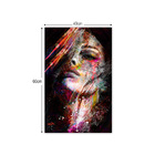 Quadro Decorativo Tela Em Lona Mulher Pop Art 60x40cm