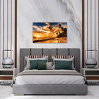 Quadro Decorativo Tela Em Lona Paisagem Praia Com Coqueiro 10