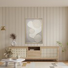 Quadro Decorativo Tela Linhas Multicolorido sem Vidro 90x60cm Arte Própria