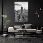 Quadro Decorativo Tela Vertical Estado Do Império Sem Moldura