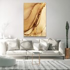 Quadro Decorativo Tela Vertical Golden Sem Moldura E Sem Vidr