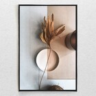 Quadro Decorativo Tela Vertical Painel Semantico Com Moldura