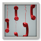 Quadro Decorativo - Telefone - 33cm X 33cm - 142qddb