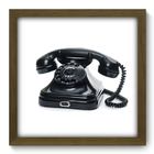 Quadro Decorativo - Telefone Antigo - 33cm X 33cm - 122qdvm