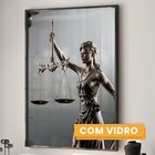 Quadro Decorativo Temático Direito Livros Com 3 Telas 60x90cm