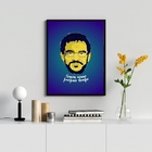 Quadro Decorativo Temos Nosso Próprio Tempo 45x34cm - Com Vid