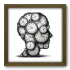 Quadro Decorativo - Tempo - 33cm X 33cm - 316qddm