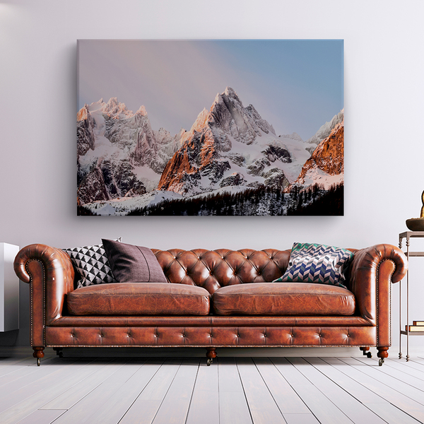 Quadro Decorativo Tendenci 3 Picos De Montanhas 180x120