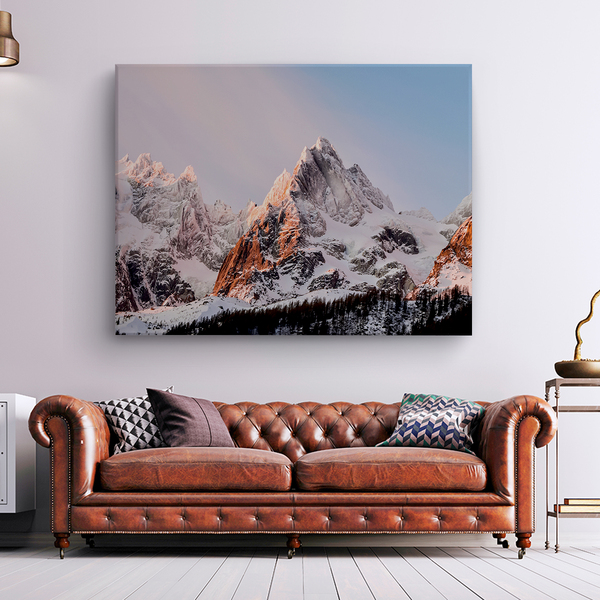 Quadro Decorativo Tendenci 3 Picos De Montanhas 180x135