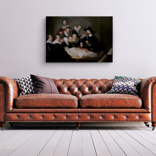 Quadro Decorativo Tendenci A Lição De Anatomia Dr. Tulp 100x70