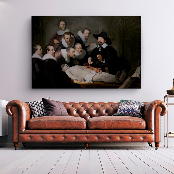 Quadro Decorativo Tendenci A Lição De Anatomia Dr. Tulp 180x1