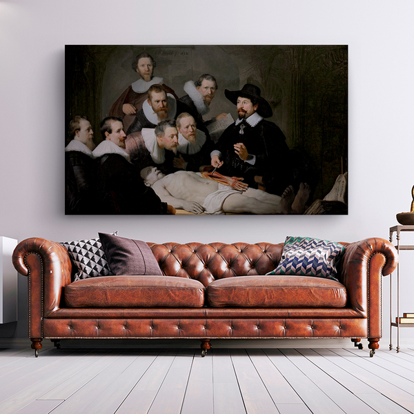 Quadro Decorativo Tendenci A Lição De Anatomia Dr. Tulp 200x1