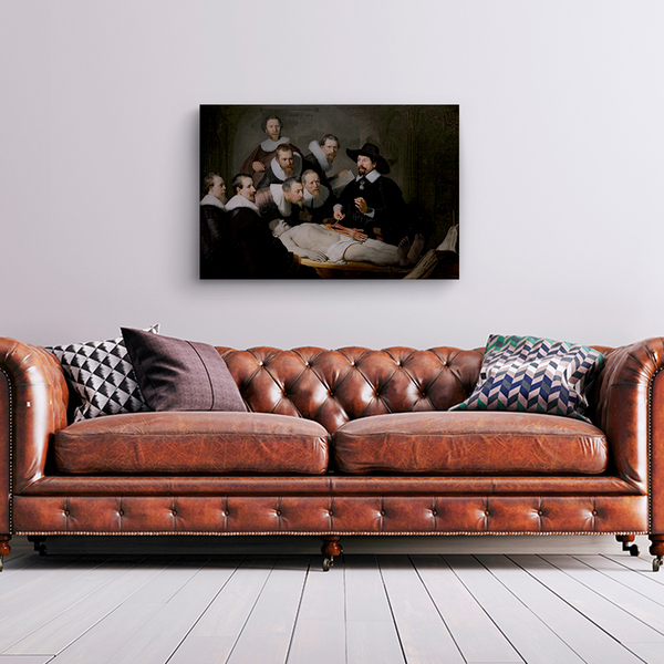 Quadro Decorativo Tendenci A Lição De Anatomia Dr. Tulp 90x60