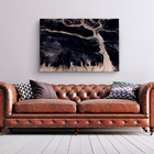 Quadro Decorativo Tendenci Abstract Black Wood 120x80