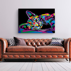 Quadro Decorativo Tendenci Abstract Cat 120x80