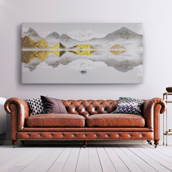 Quadro Decorativo Tendenci Abstract Mountain 200x100