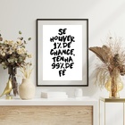 Quadro Decorativo Tenha 99% De Fé - 60x48cm Moldura:madeira B