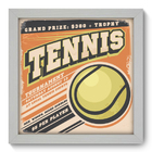 Quadro Decorativo - Tennis - 22cm X 22cm - 013qdeb
