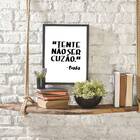 Quadro Decorativo Tente Não Ser Cuzão 45x34cm A3 (45 X 34)