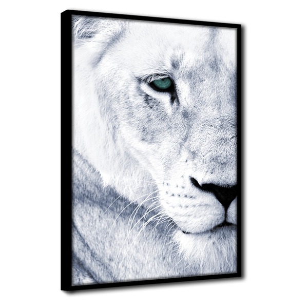 Quadro Decorativo Textura Cx Alta Leoa Cores 1 Pç 40x60  - Le