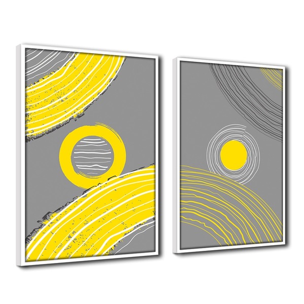 Quadro Decorativo Textura Cx Alta Reflexo Abstrato 2un 40x60