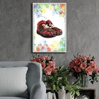 Quadro Decorativo Textura Cx Alta Tênis Grafitado 1 Pç 40x60