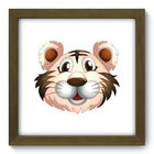 Quadro Decorativo - Tigre - 22cm X 22cm - 042qdbm