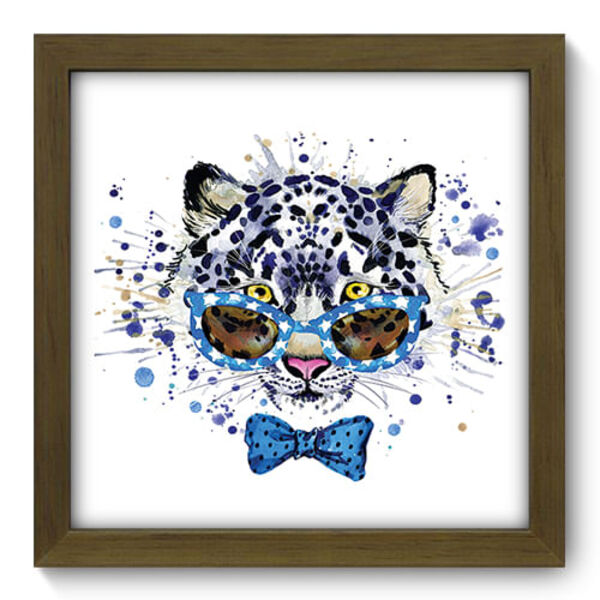 Quadro Decorativo - Tigre - 22cm X 22cm - 072qdsm