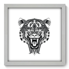 Quadro Decorativo - Tigre - 33cm X 33cm - 063qdsb