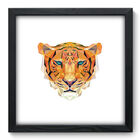 Quadro Decorativo - Tigre - 33cm X 33cm - 235qdsp