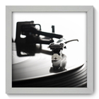 Quadro Decorativo - Toca Discos - 22cm X 22cm - 001qngab