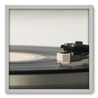Quadro Decorativo - Toca Discos - 50cm X 50cm - 015qnvcb
