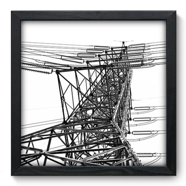 Quadro Decorativo - Torre - 33cm X 33cm - 014qnubp