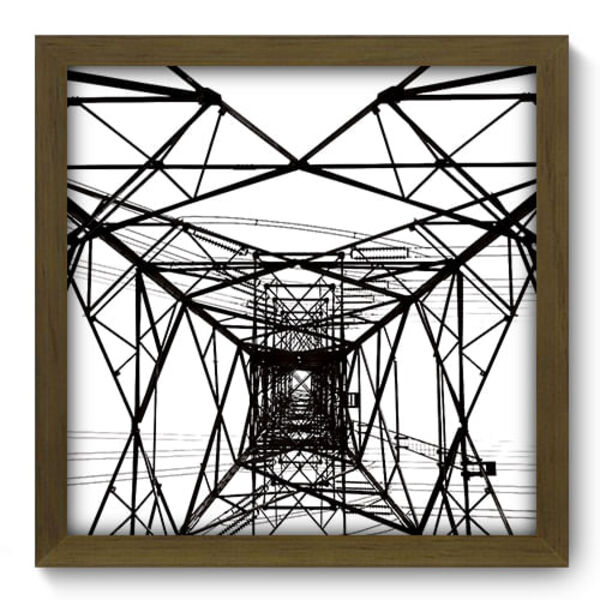 Quadro Decorativo - Torre - 33cm X 33cm - 339qddm