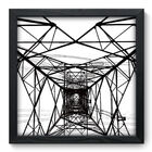 Quadro Decorativo - Torre - 33cm X 33cm - 339qddp