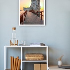 Quadro Decorativo Torre De Belém Lisboa  - 70x50cm Moldura Pr