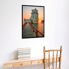 Quadro Decorativo Torre De Belém Portugal  - 70x50cm Moldura