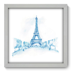 Quadro Decorativo - Torre Eiffel - 33cm X 33cm - 136qdmb