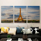 Quadro Decorativo Torre Eiffel Paris Tela Canvas 120x60 Cm