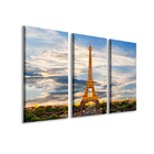 Quadro Decorativo Torre Eiffel Paris Tela Canvas 120x60 Cm
