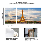 Quadro Decorativo Torre Eiffel Paris Tela Canvas 120x60 Cm