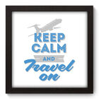 Quadro Decorativo - Travel On - 22cm X 22cm - 005qdrp